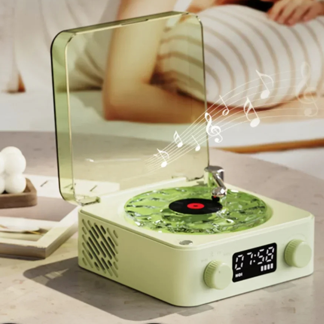 Enceinte Vinyle Rétro WaveTune