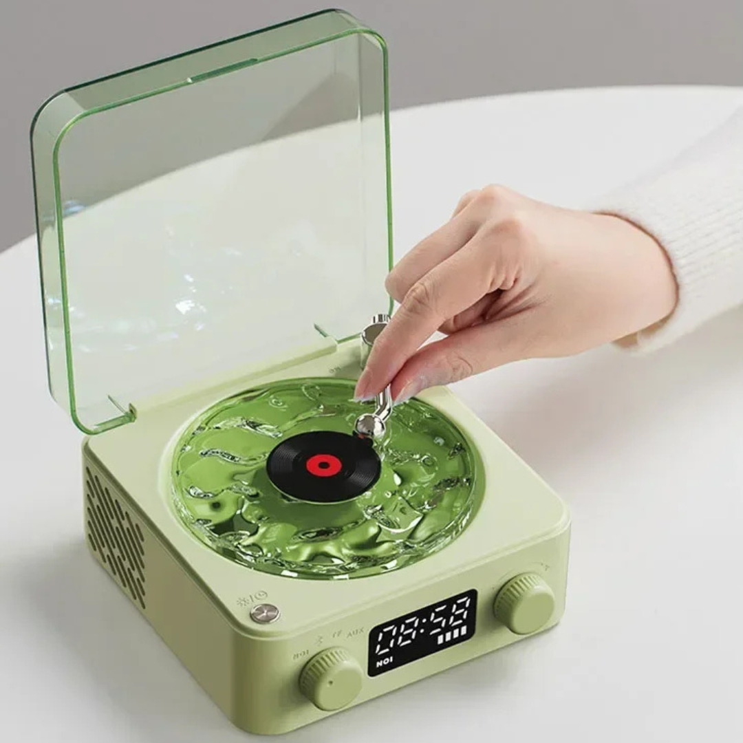 Enceinte Vinyle Rétro WaveTune