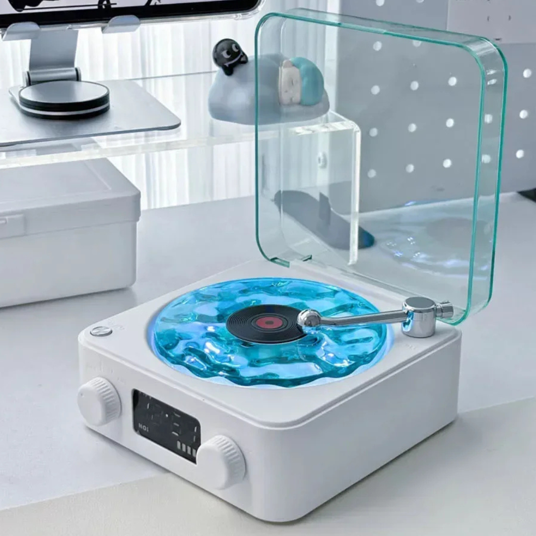 Enceinte Vinyle Rétro WaveTune