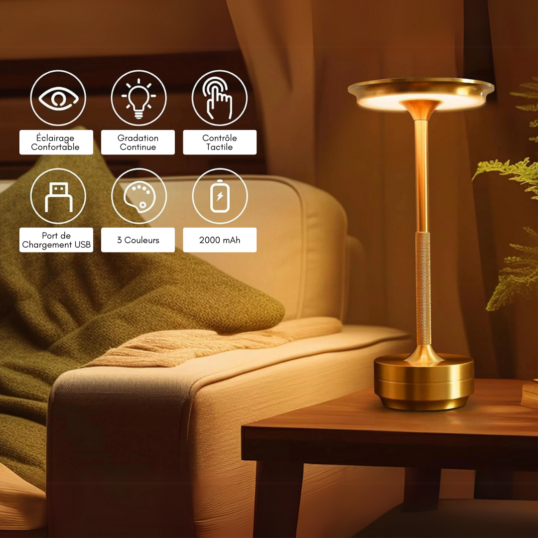 Lampe LED Sans Fil LumiTouch
