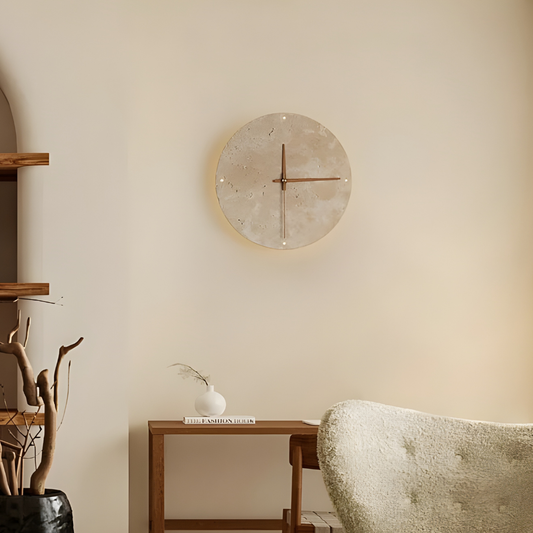 Horloge Murale Lumineuse LumiStone