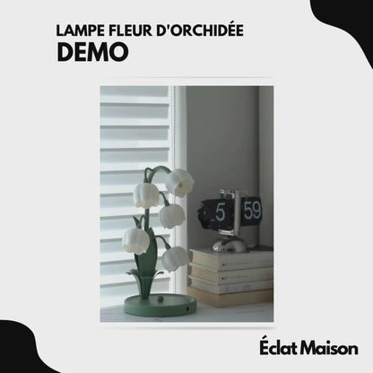 Lampe Fleur d'Orchidée